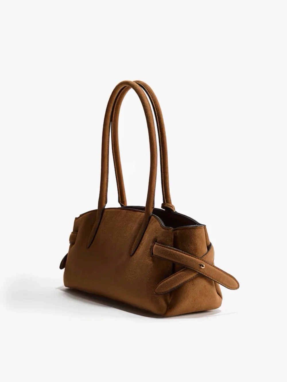 H&M Brown Shoulder Tote Bag